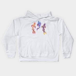 Colorful fishes Kids Hoodie